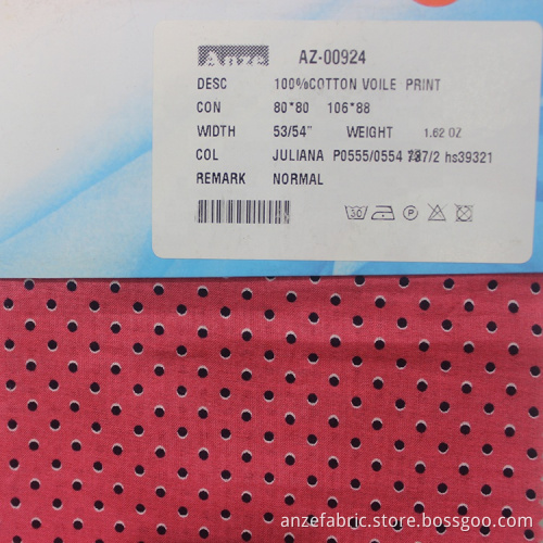 Woven Fabric 100% Cotton poplin laser cut fabric